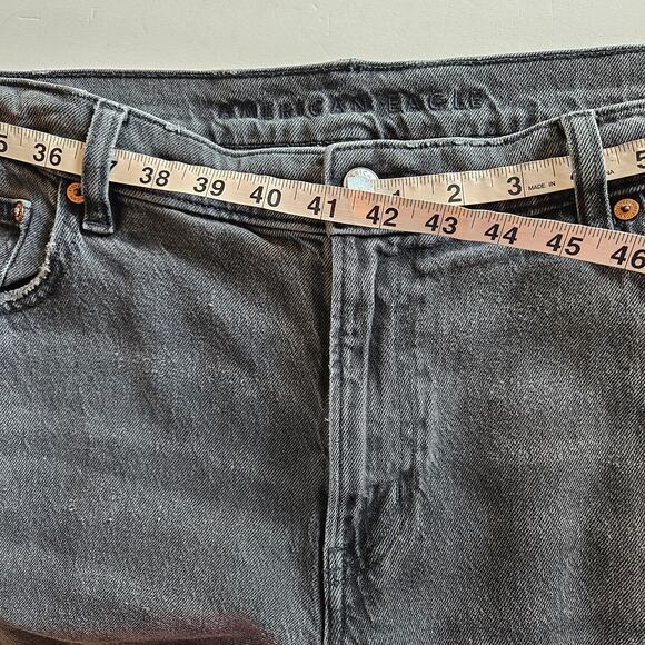 American Eagle High Rise Relaxed Straight Jeans Plus Size 18 Casual Neutral - Picture 13 of 13